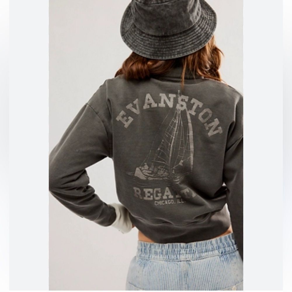 Free People The Bureau Evanston Half Zip Large